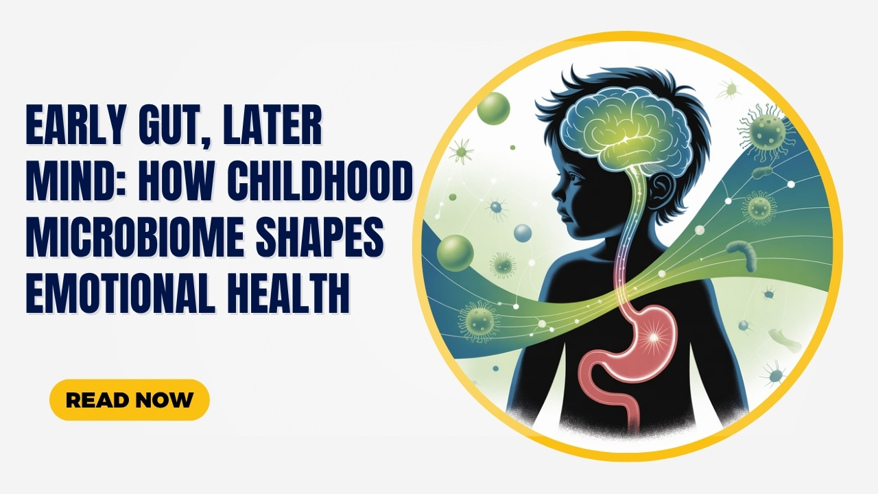 Early Gut, Later Mind: How Childhood Microbiome Shapes Emotional Health